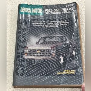 Chilton Repair Manual 28620 Chevrolet Pickups & Suburbans Gasoline Diesel Engine